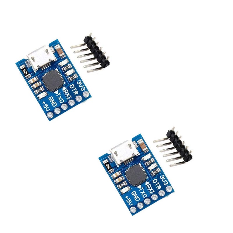 Ximimark 2Pcs CP2102 Micro USB to TTL/Serial UART 6Pin Module Serial Converter STC Downloader Replace FT232 - Image 1